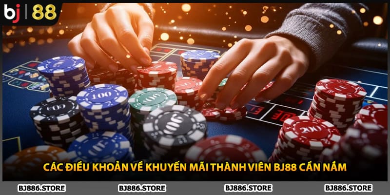 Các điều khoản về khuyến mãi thành viên BJ88 cần nắm