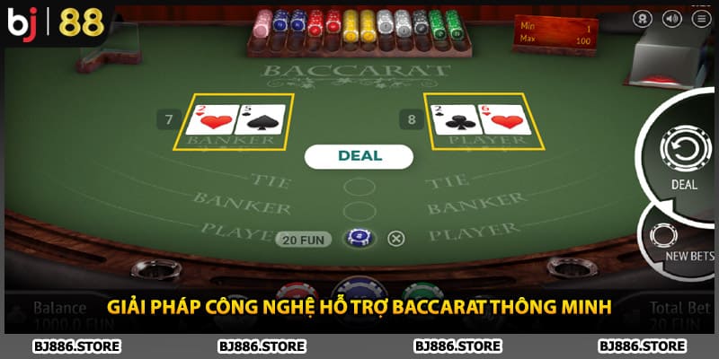 Giải pháp công nghệ hỗ trợ baccarat thông minh